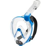 Maschera Cressi Baron Full Face per snorkeling trasparente/blu (S-M)