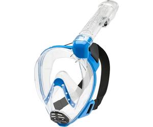 CRESSI Baron Full Face Mask - Maschera Integrale Antiappannamento con Valvola di Scarico e Snorkel Dry