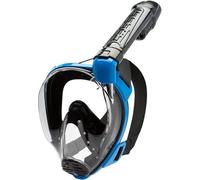 Maschera Cressi Baron Full Face per snorkeling nero/blu (S-M)