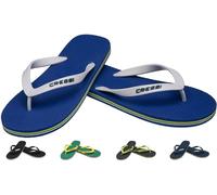 Cressi Beach Flip Flops 2, Ciabatte Infradito per Spiaggia e Piscina Unisex-Adulto, Blu/Bianco, 35/36 EU