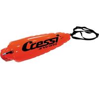 CRESSI Floating Buoy Small, Boa Gonfiabile di Piccole Dimensioni per Segnalazione Nuotatore/Snorkeler/Sub Unisex Adulto, Arancio, S