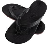 CRESSI Bubble Flip Flop, Ciabatte Infradito Gomma Eva, Dry, Comode, Resistenti e Leggere, Suola Plantare Antiscivolo di Lunga Durata, per Spiaggia e Piscina Unisex Adulto, Nero, 45/46