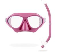 Cressi Moon Kid Combo Set - Maschera Moon + Snorkel Top per Immersioni e Snorkeling, Rosa/Lilla, Taglia Unica, Unisex Bambini