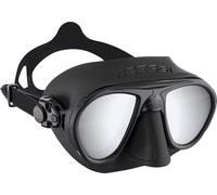Cressi Calibro Mask, Maschera Subacqua Professionale Antifog Per Apnea Immersioni Unisex Adulto, Nero/Nero/VetroTemperato HD, Taglia unica