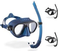 CRESSI Calibro - Singola Maschera o Combo Set Mascher Snorkel Mexico per Apnea Immersioni e Snorkeling, Taglia Unica Unisex