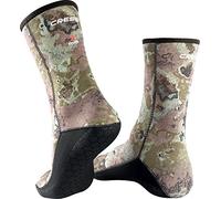 Cressi Calzari Tracina-Calze in Neoprene per Pesca Subacquea, 3 mm, Colore: Mimetico, Taglia M Uomo
