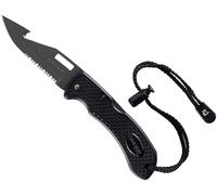 CRESSI Chaku Knife - Coltello Subacqueo con Doppia Lama Seghettata e Liscia, Ideale per Apnea e Immersioni, Adulto Unisex