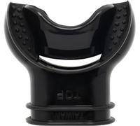 CRESSI Comfobite Black, Boccaglio Ortodontico Erogatore Standard in Silicone Unisex Adulto, Confobite Nero, Unica