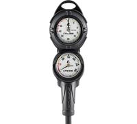 CRESSI PD2 Pressure+Depth Gauge Vale 300 C m, Console per Immersioni, Manometro Pressione Bar+Profondimetro Metrico Unisex Adulto, Bianco, Taglia Unica