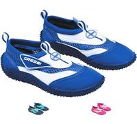 Cressi Coral Junior, Scarpette Adatte Per Mare Spiaggia E Sport Acquatici Vari Unisex Bambini, Bianco Blu, 31 EU