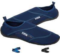 Cressi Coral Scarpe da Mare, Spiaggia, Barca e Sport Acquatici, Unisex Adulto, Blu (Navy), 36 EU