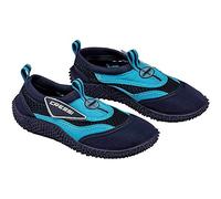 Cressi Coral Scarpette Adatte per Mare, Spiaggia, Barca e Sport Acquatici Vari, Adulti e Bambini, Blu/Azzurro, 29
