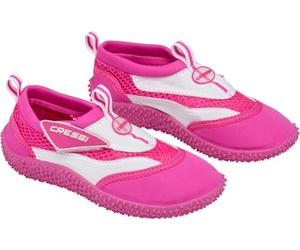 Cressi Coral Scarpette Adatte per Mare, Spiaggia, Barca e Sport Acquatici Vari, Adulti e Bambini, Rosa/Bianco, 25