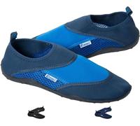 Cressi Coral Scarpe da Mare, Spiaggia, Barca e Sport Acquatici, Unisex Adulto, Blu (Azzurro), 42 EU