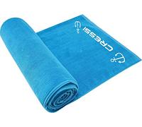 Cressi Cotton Frame Beach Towel, Telo Mare di Alta Qualita Unisex Adulto, Blu (Acquamarina), 90 x 180 cm