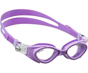 Cressi Crab Kid Eyewear Swim Goggle (Lilla Frame/Clear Lens)
