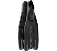 Cressi dal 1946 - Agua PRO Fins - Pinna a Scarpetta Chiusa Perfetta per Le Scuole di Immersione e i Noleggi, Grazie alla Sua Struttura Resistente e Affidabile - Nero - 42/43