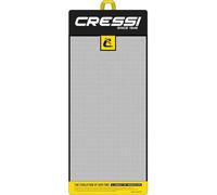 Cressi dal 1946 - FIns Net Mesh Bag - Borsa a Rete Nero/Giallo Spaziosa e Resistente, Progettata per Trasportare Comodamente Le Pinne Dopo Ogni Immersione o Sessione di Snorkeling - XL_36x110 cm