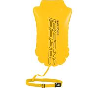 Cressi dal 1946 - Glide Swim Buoy - Boa di Segnalazione, Gonfiabile Pratica e Compatta per Massima visibilità di Nuotatori, Snorkelisti e Triatleti in Mare o Acque Libere Libere - Giallo - 28L