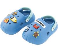 Cressi dal 1946 - Jelly Kid Clogs - Sandali Sabot Pantofole Ciabatte Bambini Antiscivolo Traspiranti, Spiaggia Mare Passeggiate Asilo e Casa, Chiusura a Pressione - Blu/Azzurro - 33/34 EU