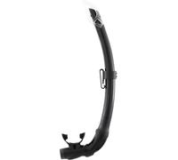 Cressi Tubo Snorkel Mexico PRO – Paraspruzzi e Valvola Ellittica in Silicone – Taglia unica Nero
