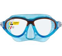 Cressi dal 1946 - Moon Kid - Maschera o Set Combinato Maschera Moon + Snorkel Top Ideale per Snorkeling e Nuoto per Bambini da 5 a 10 Anni - Taglia Unica
