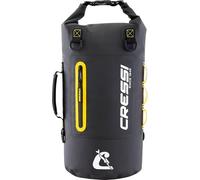 Cressi dal 1946 - Ocelot Dry Bag - Borsa Stagna Impermeabile Unisex da Mare, Barca e attività Acquatiche, Disponibile Piccola, Media e Grande, Nero/Giallo 20 L