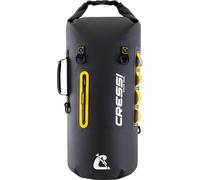 Cressi dal 1946 - Ocelot Dry Bag - Borsa Stagna Impermeabile Unisex da Mare, Barca e attività Acquatiche, Disponibile Piccola, Media e Grande, Nero/Giallo 30 L