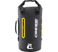 Cressi dal 1946 - Ocelot Dry Bag - Borsa Stagna Impermeabile Unisex da Mare, Barca e attività Acquatiche, Disponibile Piccola, Media e Grande, Nero/Giallo 20 L
