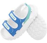 Cressi dal 1946 - Tabby Kid Sandals-Eleganti Sandali Leggeri Sportivi Spiaggia Bambina e Bambino. Cinturino Chiusura Doppio Strappo. Ideali per Casa Mare Piscina Tracking-Azzurro/Acquamarina-25 EU