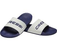 Cressi Deluxe Ciabatta Piscina/Mare, Unisex - Adulto, Blu/Bianco, 44