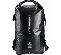 Cressi Dry Bag Gara, Borsa Stagna per Pinne da Apnea e Fucile Subacqueo Unisex Adulto, Nero/Logo Blu, 60 LT