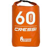 Cressi Dry Bag, Sacca Zaino Impermeabile Per Attività Sportive Unisex Adulto, Arancione (Orange), 60 LT