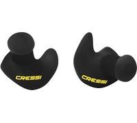 CRESSI Dry Ear Plugs Black - Tappi per Orecchie in Silicone, Ideali per Impedire l’Ingresso dell’Acqua durante il Nuoto, Nero, Taglia Unica, Adulti