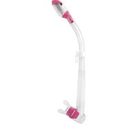 Cressi Dry, Snorkel Adatto per Snorkeling, Apnea e Immersioni Unisex - Adulto, Trasparente/Rosa, Taglia Unica