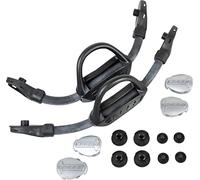 Cressi Ebs Strap, Cinghiolo Elastico per Pinne Ara PRO Light Unisex - Adulto, Nero, Regolare