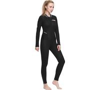 Cressi Endurance Lady Monopiece Wetsuit 3mm, Muta Donna Monopezzo in Neoprene Bifoderato, Nero, M/3