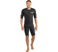 Cressi Endurance Man Shorty Wetsuit Muta con Zip Sternale, Neoprene 3 mm, Nero, Uomo, L