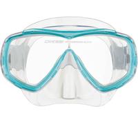 CRESSI Estrella Jr Mask - Maschera Estrella Jr per Snorkeling e Immersioni, Trasparente/Acquamarina, Taglia Unica, Unisex Junior