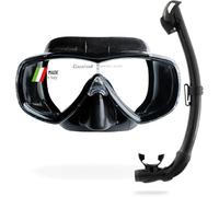 CRESSI Estrella - Maschera Estrella o Combo Set Maschera Estrella + Snorkel Gamma per Snorkeling e Immersioni,Taglia Unica, Unisex Adulto