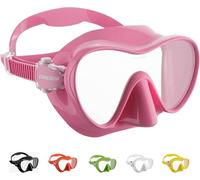CRESSI F1 - Maschera o Combo Set Maschera Frameless & Snorkel Dry per Immersioni e Snorkeling, Taglia Unica, Unisex