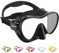 Cressi F1 subacqueo e Snorkeling Maschera Senza Cornice, Black - Black