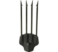 Cressi FA390015 Fiocina in Naylon con 3 Punte Inox, Nero, Taglia Unica