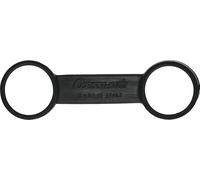 Cressi Keeper, Anello Ferma Tubo per Snorkel Unisex Adulto, Nero/Gringo, Taglia Unica