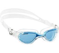 Cressi Flash Goggles - Occhialini da nuoto con oculari separati con lenti antiappannamento, antigraffio e anti UV, taglia D, 5,50 pollici - 140 mm