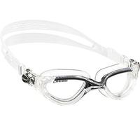 Occhialini nuoto Cressi Flash grigio bianco con lenti trasparenti