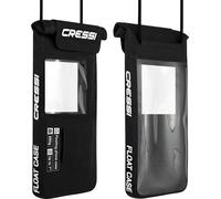 Cressi Float Case Floating Dry Phone Black 7''- Custodia Protettiva Impermeabile Gallegiante per Smartphone, Nero, 7'', Unisex
