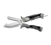 Cressi Alligator Coltello-Forbice Subacqueo, Nero