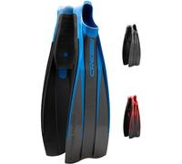 Cressi Free Frog, Pinne Unisex-Adulto, Nero/Blu, 41/42