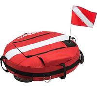Cressi Freediving Training Buoy, Boa da Allenamento dedicata all’apnea Unisex, Rosso Fluo, Unica